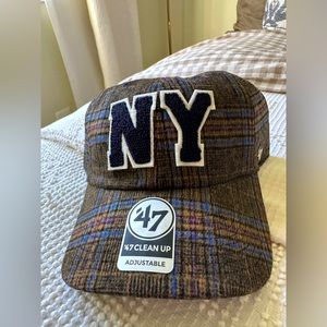 NWT '47 Plaid NY Varsity Baseball Cap